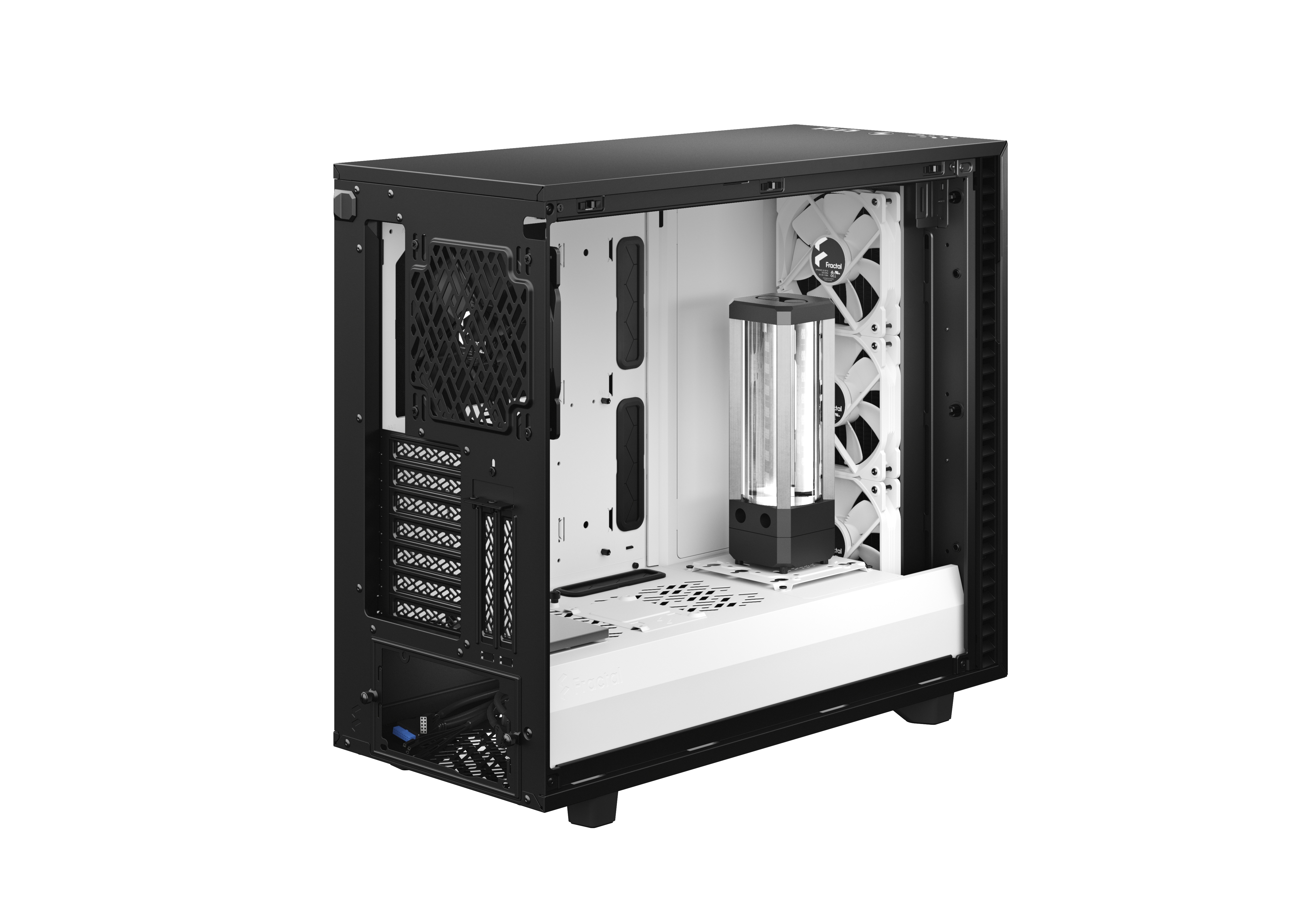 FRACTAL DESIGN Define 7 Black and White TG PC-Gehäuse, Schwarz/Weiß