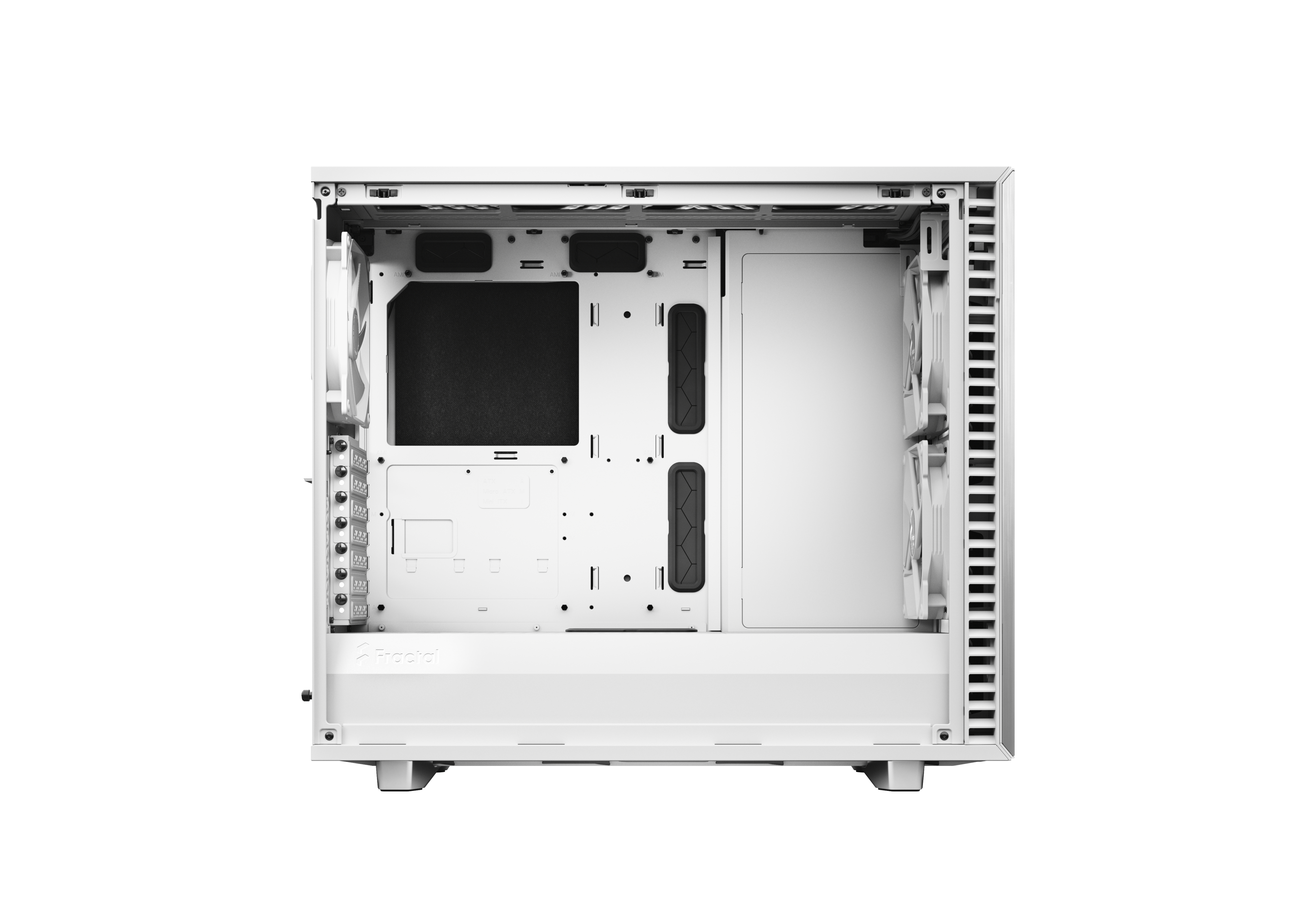 FRACTAL DESIGN Define 7 White Tempered Glass PC-Gehäuse, Weiß