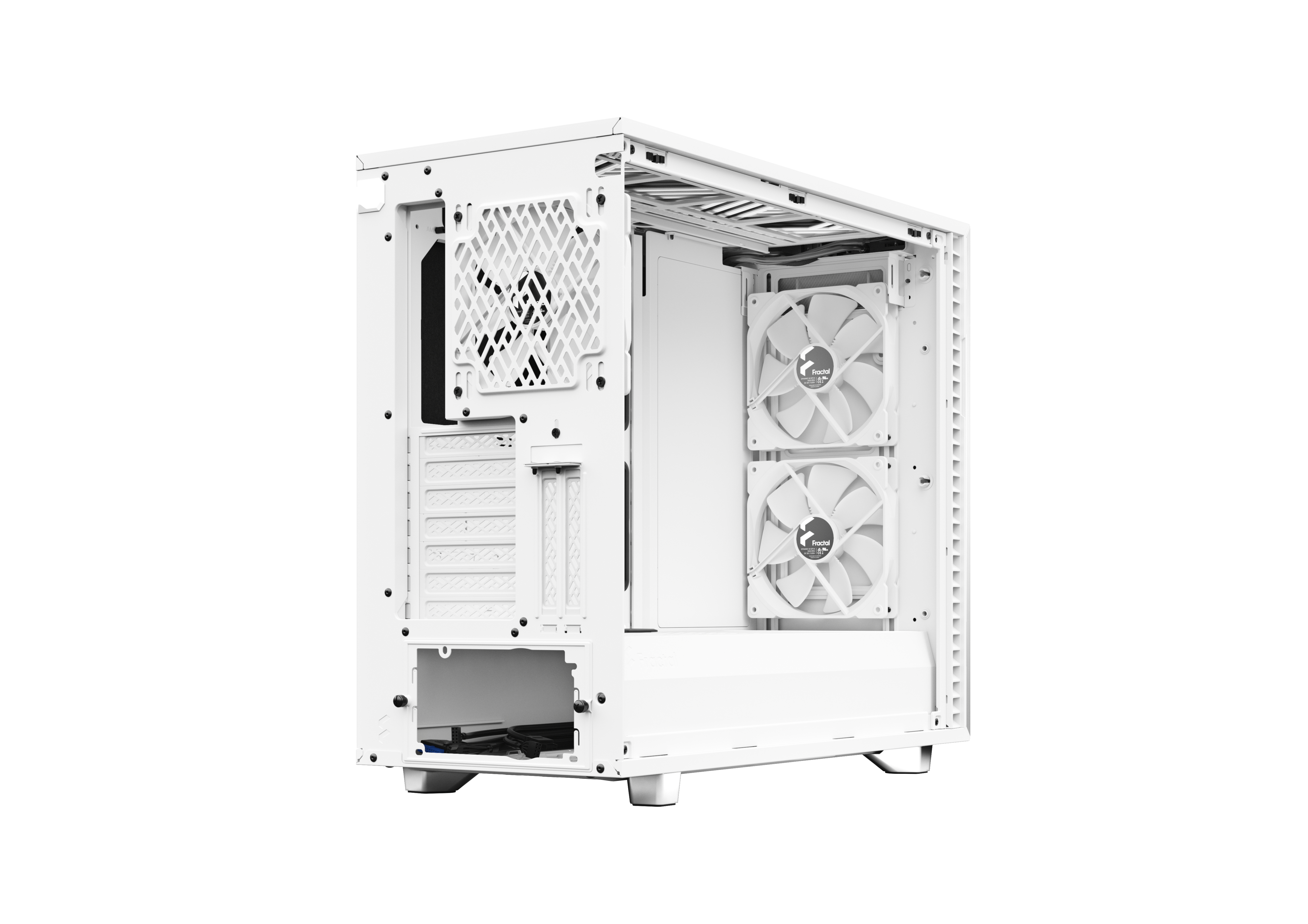 FRACTAL DESIGN Define 7 White Tempered Glass PC-Gehäuse, Weiß