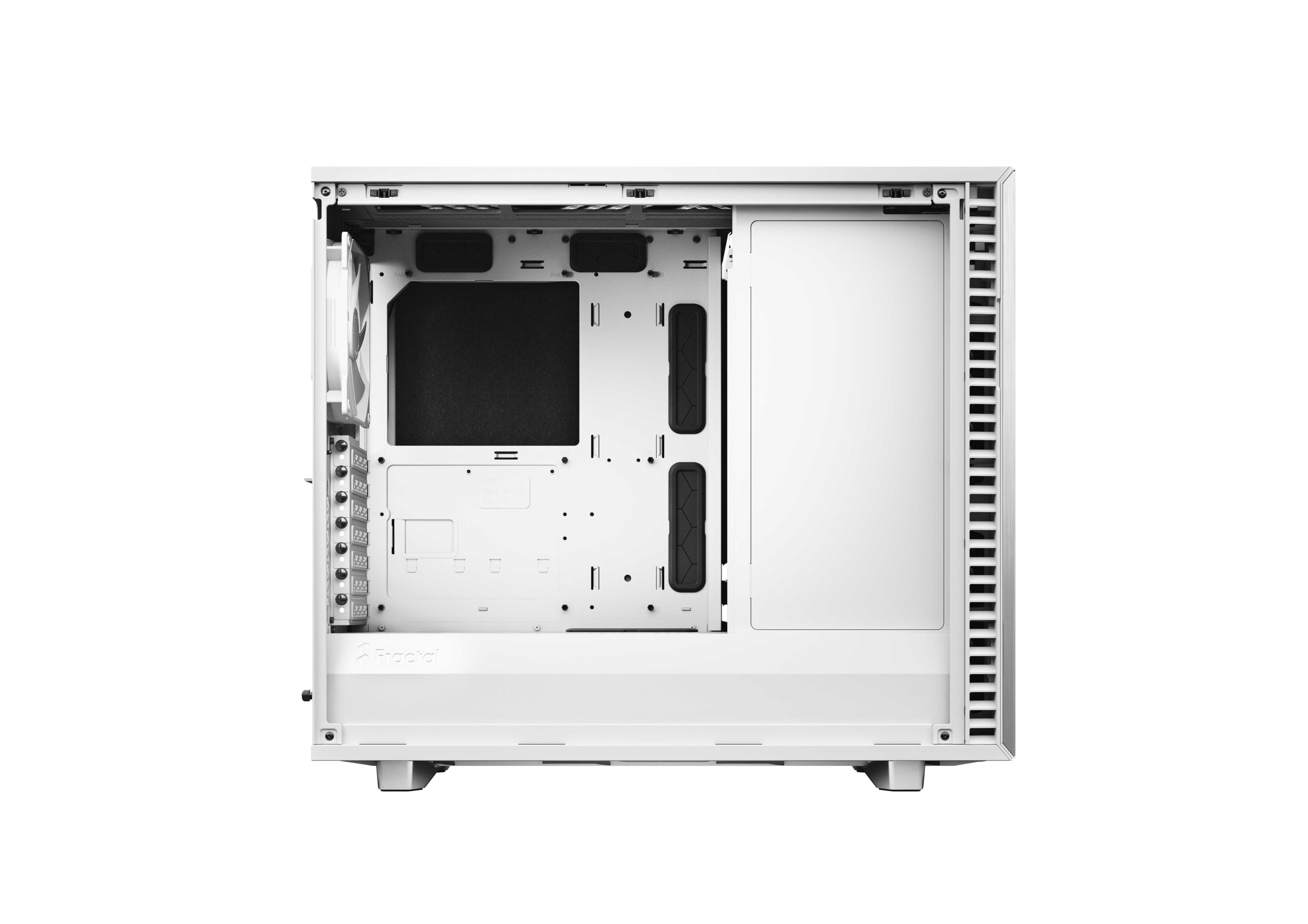 FRACTAL DESIGN Define 7 White Tempered Glass PC-Gehäuse, Weiß