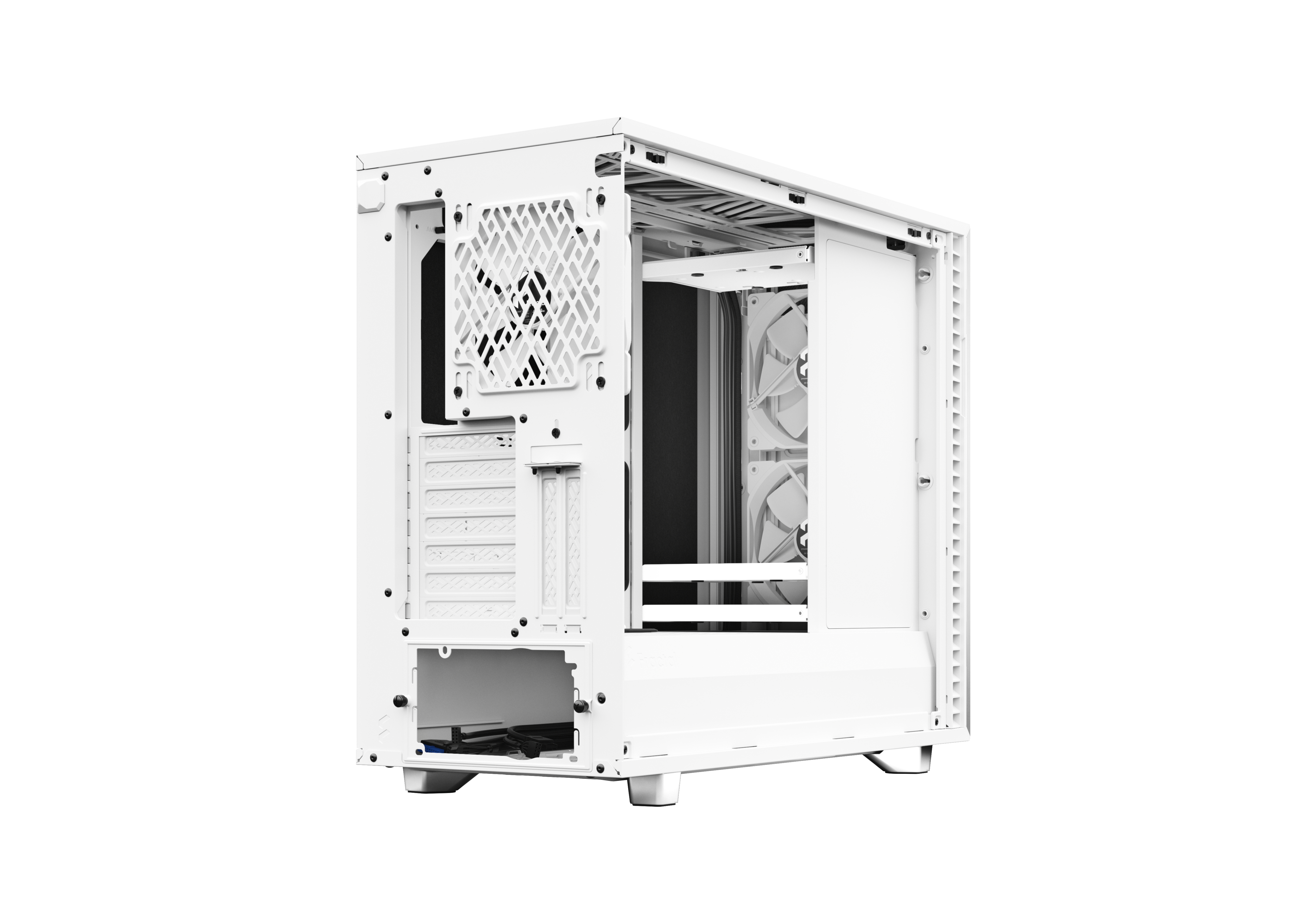 FRACTAL DESIGN Define 7 White Tempered Glass PC-Gehäuse, Weiß