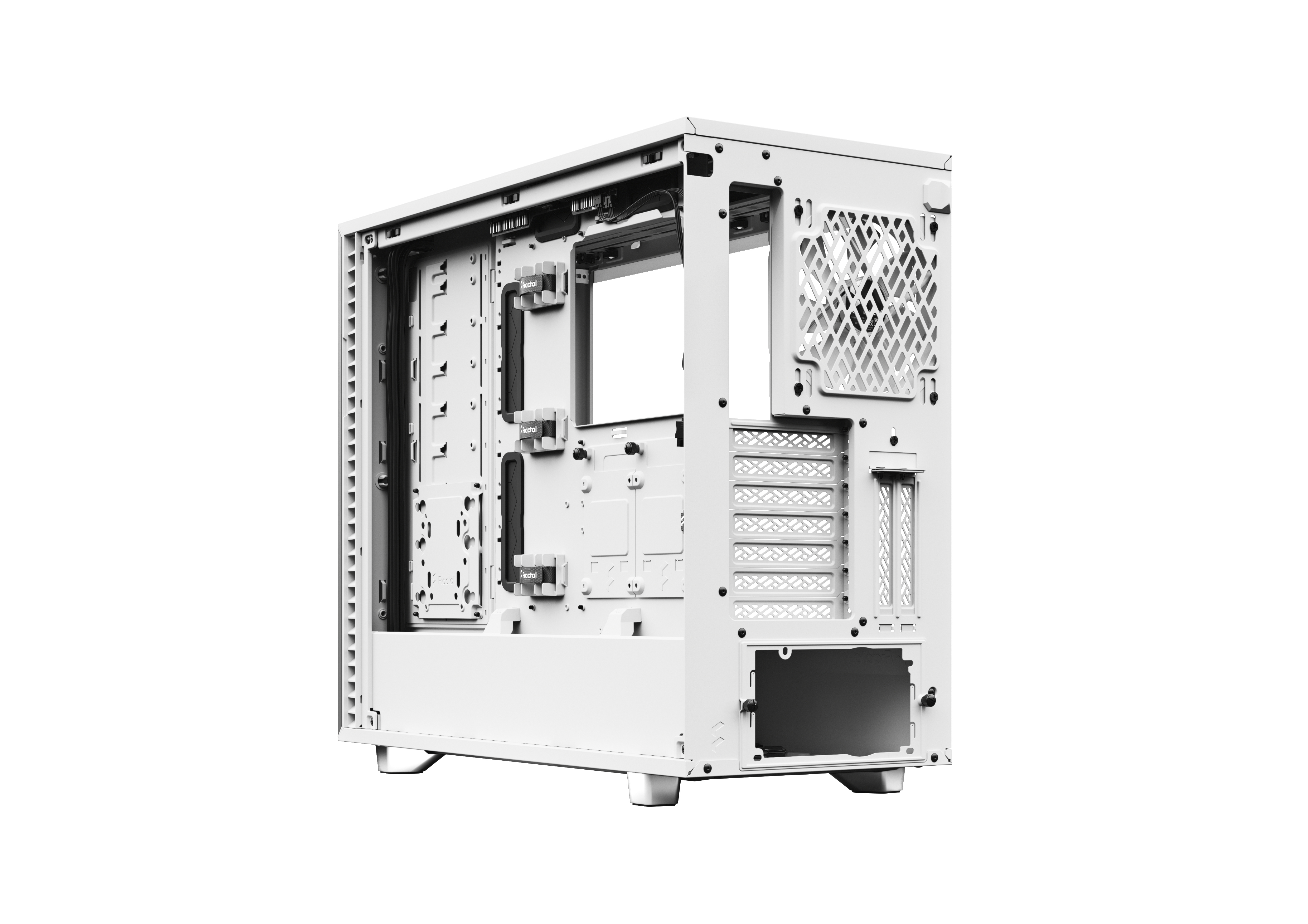 FRACTAL DESIGN Define 7 White Tempered Glass PC-Gehäuse, Weiß