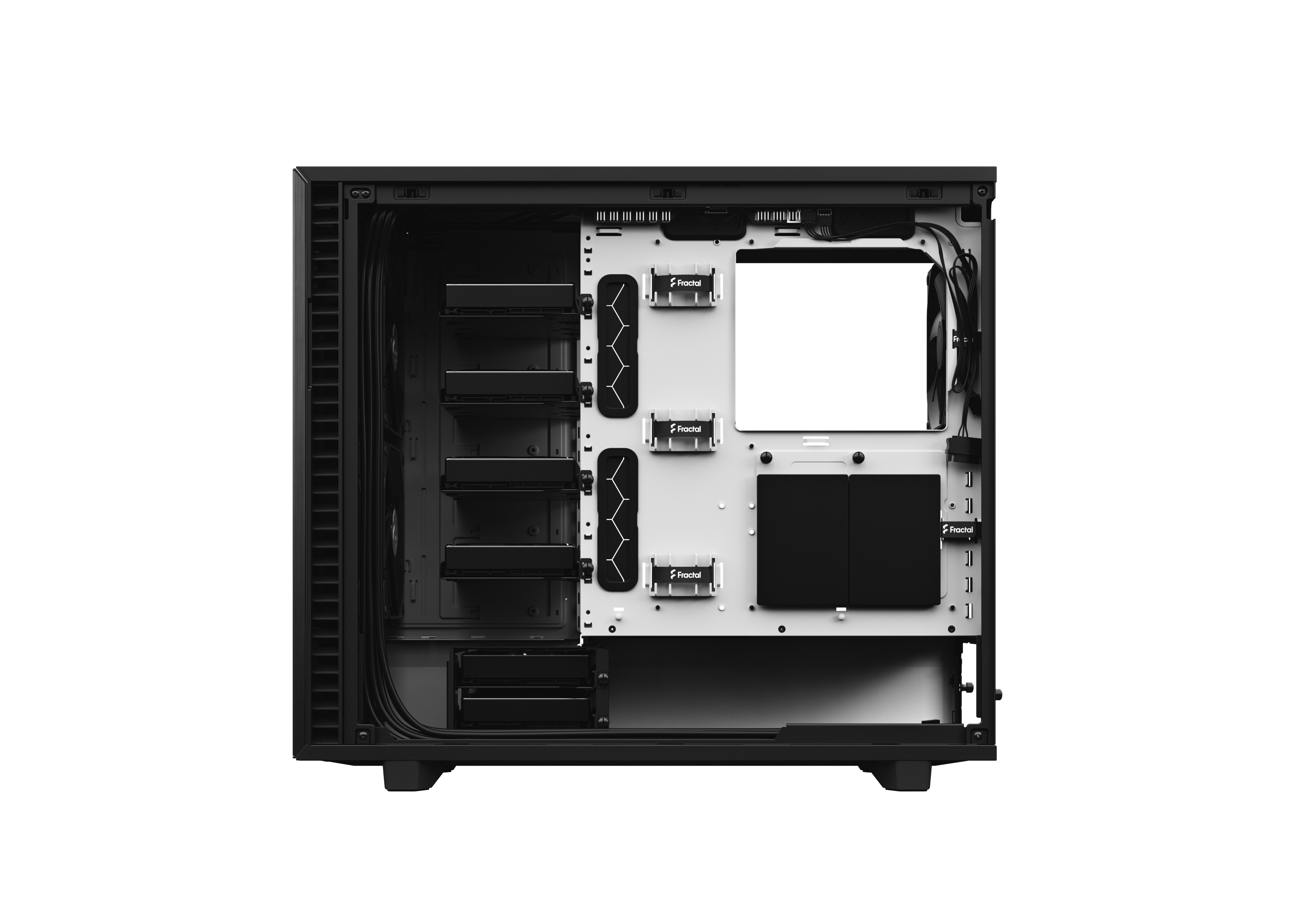 FRACTAL DESIGN Define 7 Black and White TG PC-Gehäuse, Schwarz/Weiß