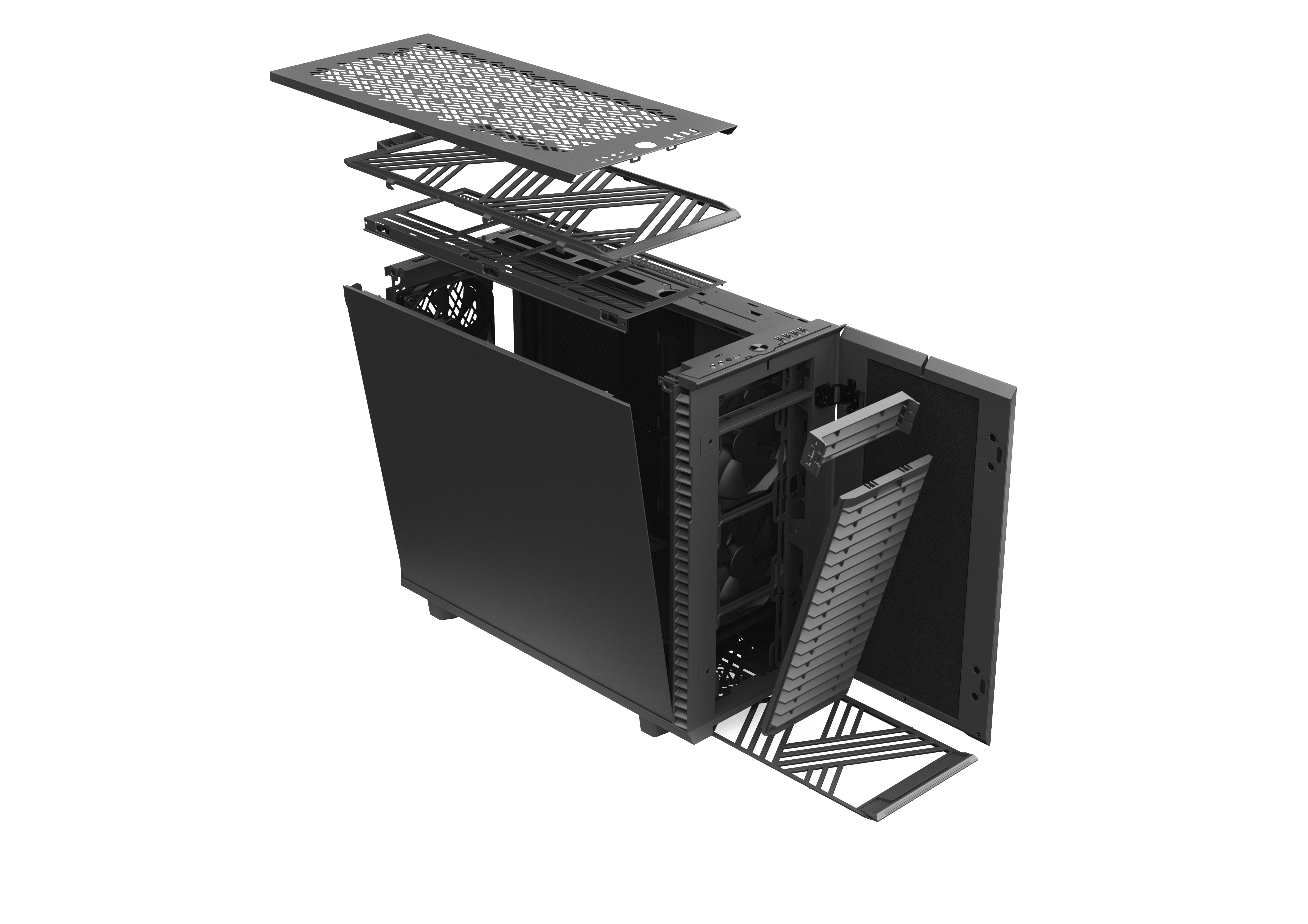 FRACTAL DESIGN Define 7 Grey PC-Gehäuse, Grau