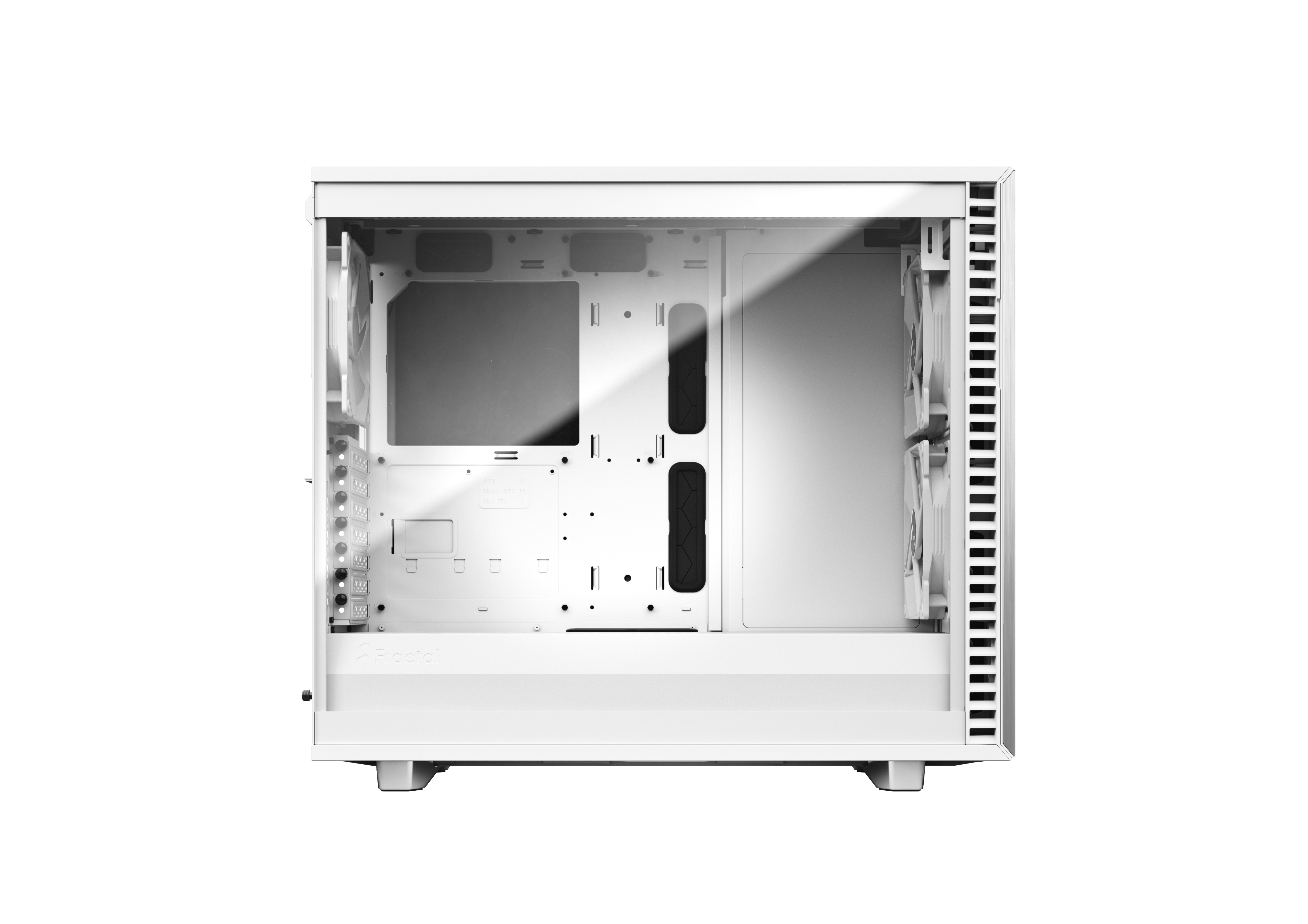FRACTAL DESIGN Define 7 White Tempered Glass PC-Gehäuse, Weiß