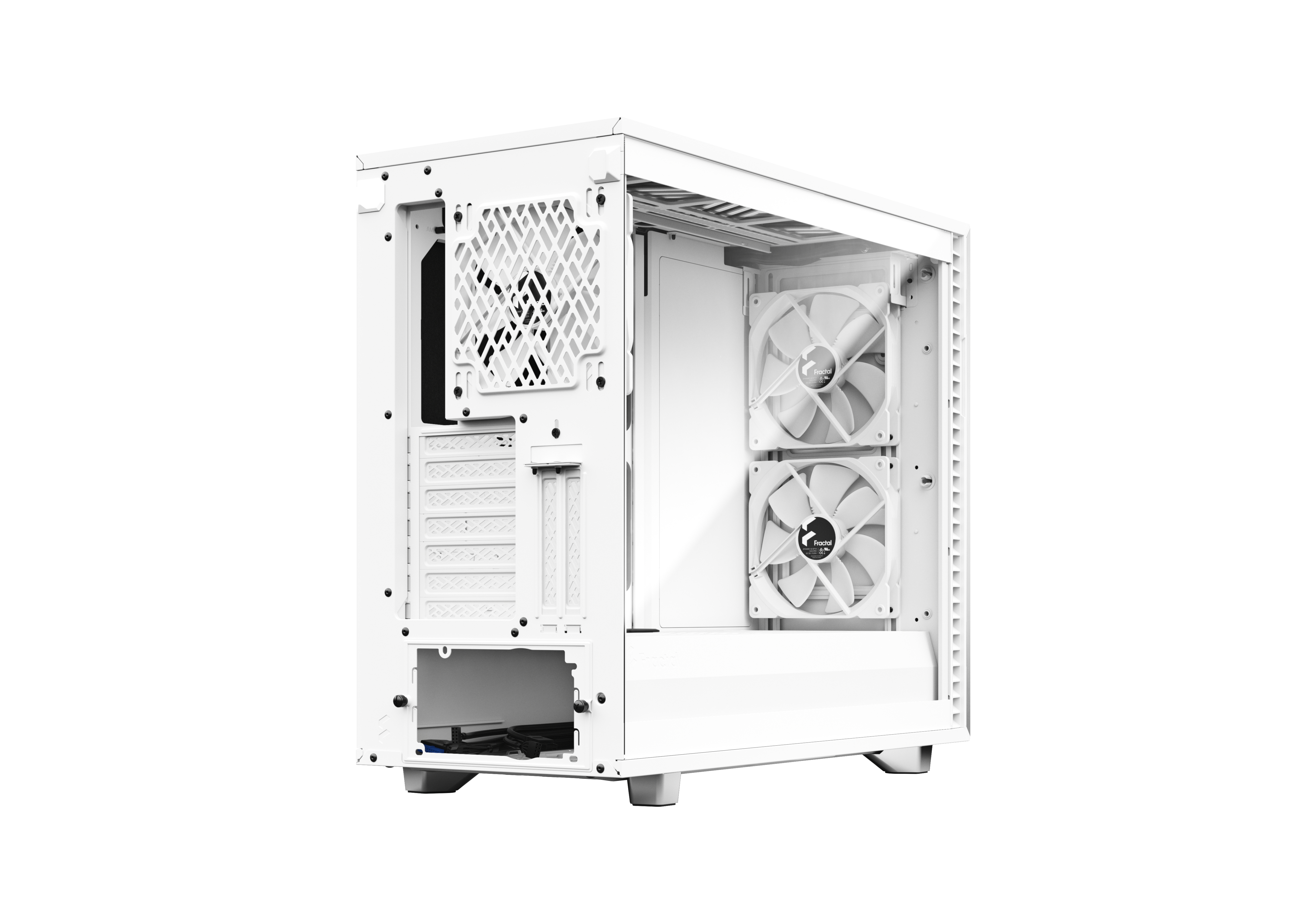 FRACTAL DESIGN Define 7 White Tempered Glass PC-Gehäuse, Weiß