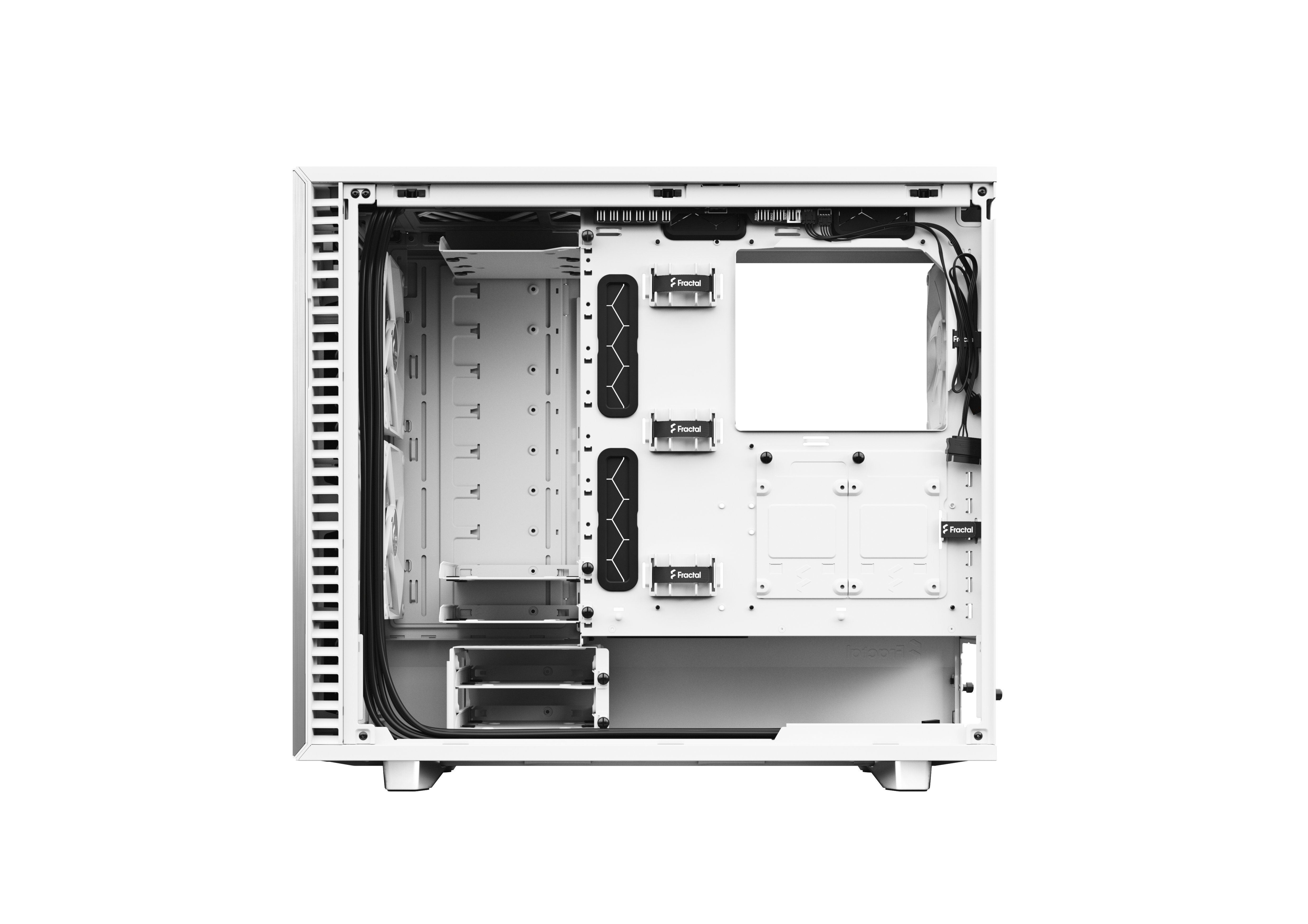FRACTAL DESIGN Define 7 White Tempered Glass PC-Gehäuse, Weiß