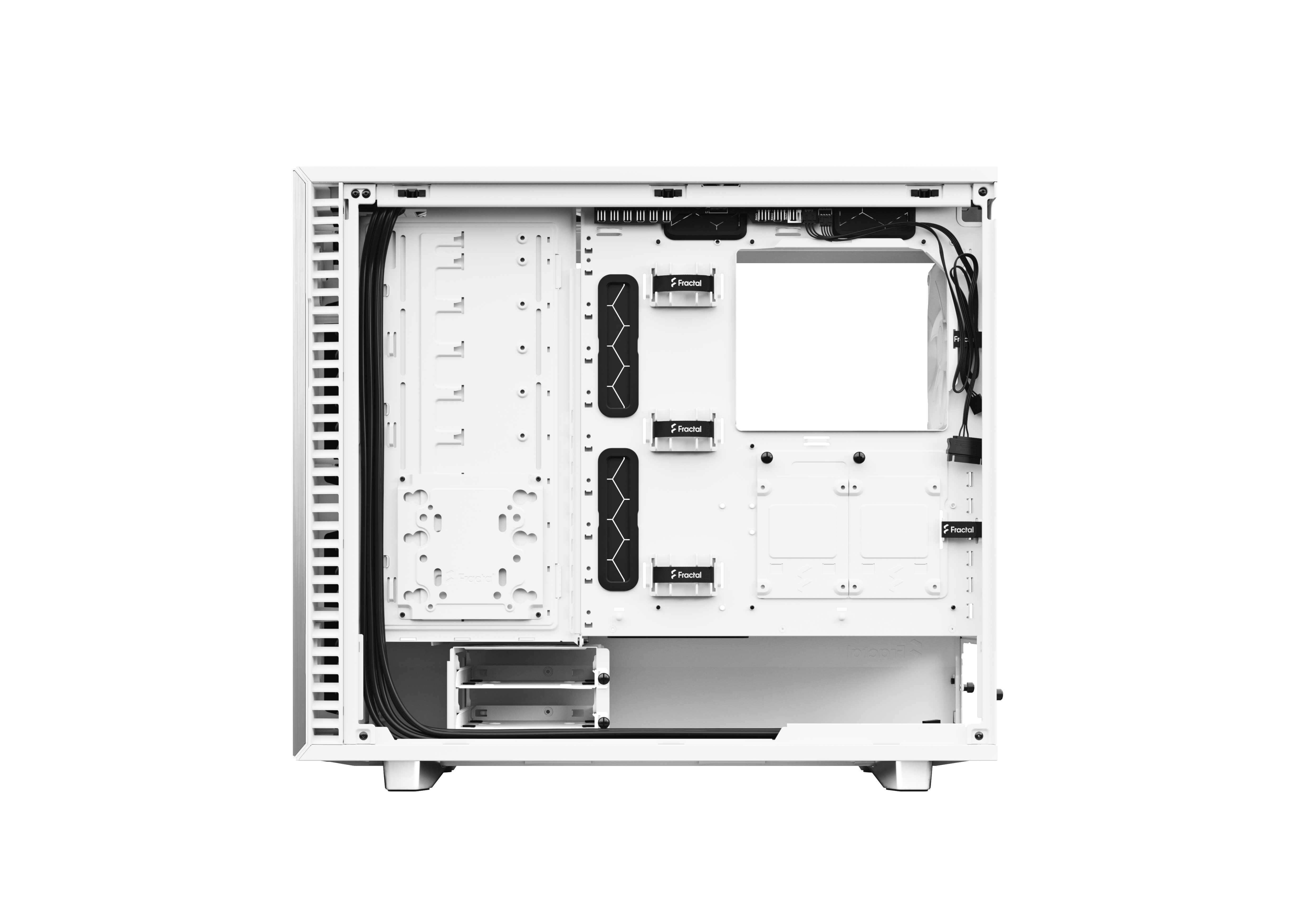 FRACTAL DESIGN Define 7 White Tempered Glass PC-Gehäuse, Weiß