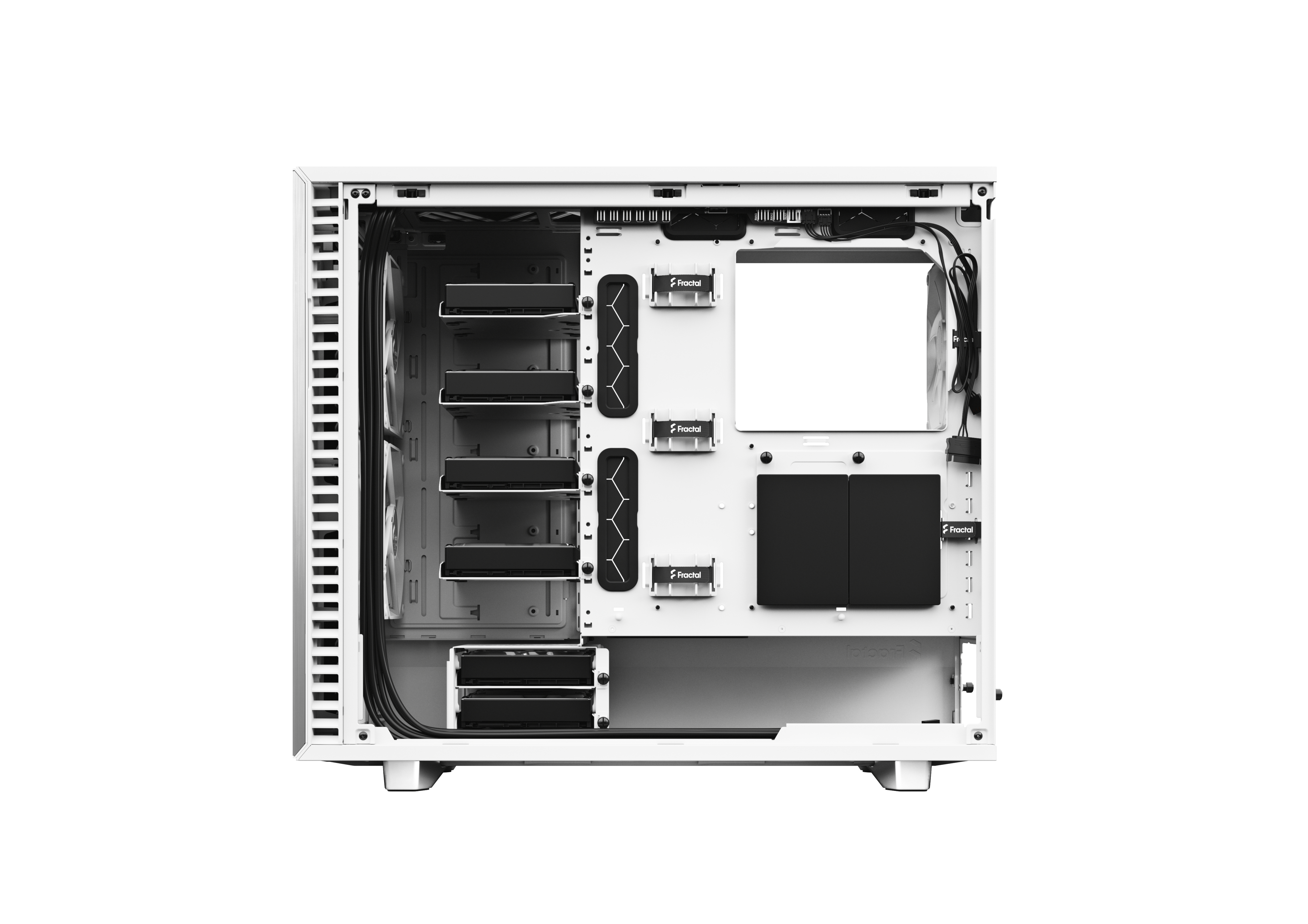 FRACTAL DESIGN Define 7 White Tempered Glass PC-Gehäuse, Weiß