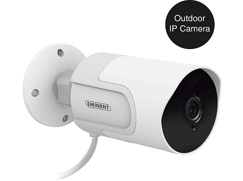 Eminent Em6420 De vigilancia seguridad ip exterior bala techopared 1920 x 1080 pixeles blanco fullhd camara bullet 1080p poe ip54 wifi nocturna