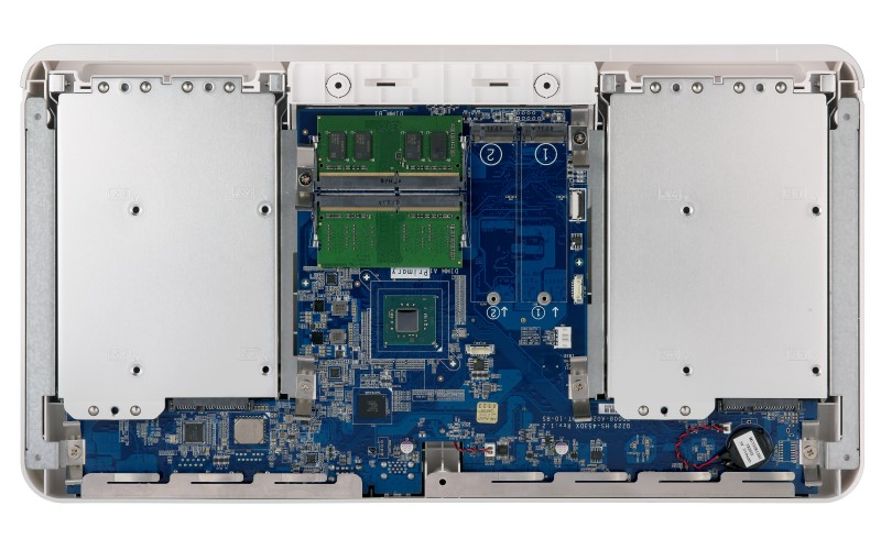Servidor NAS - QNAP HS-453DX, Híbrido, 4GB, 2 Baías, Oro