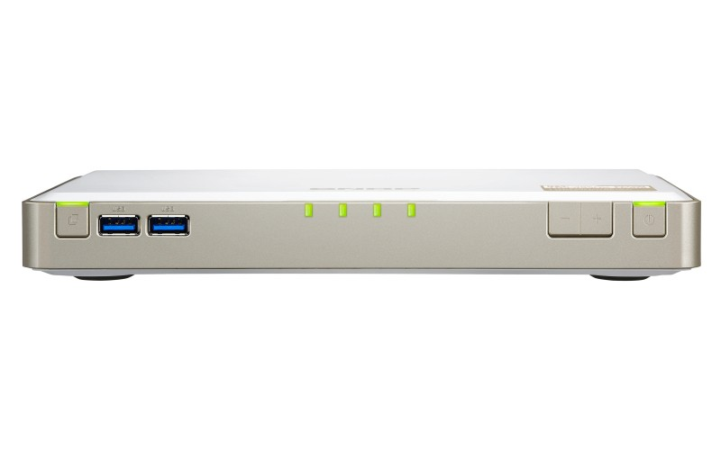 Servidor NAS - QNAP TBS-453DX-4G, 4GB, 4 Bahías, Blanco