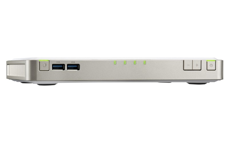 Servidor NAS - QNAP TBS-453DX-4G, 4GB, 4 Bahías, Blanco