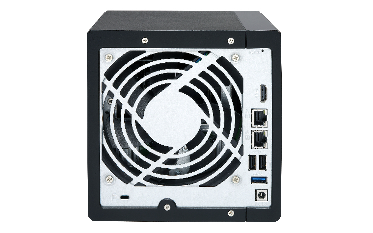 Servidor NAS - QNAP SOHO, 8GB, Ethernet, 4 Bahías, Negro