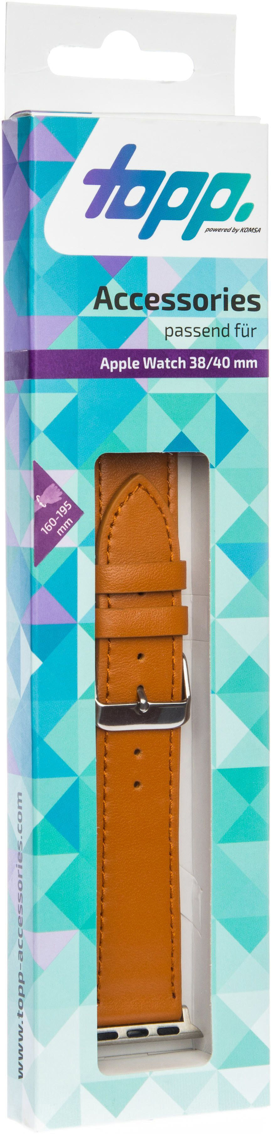 TOPP 40-37-1834, Ersatz-und Wechselarmband, Hellbraun