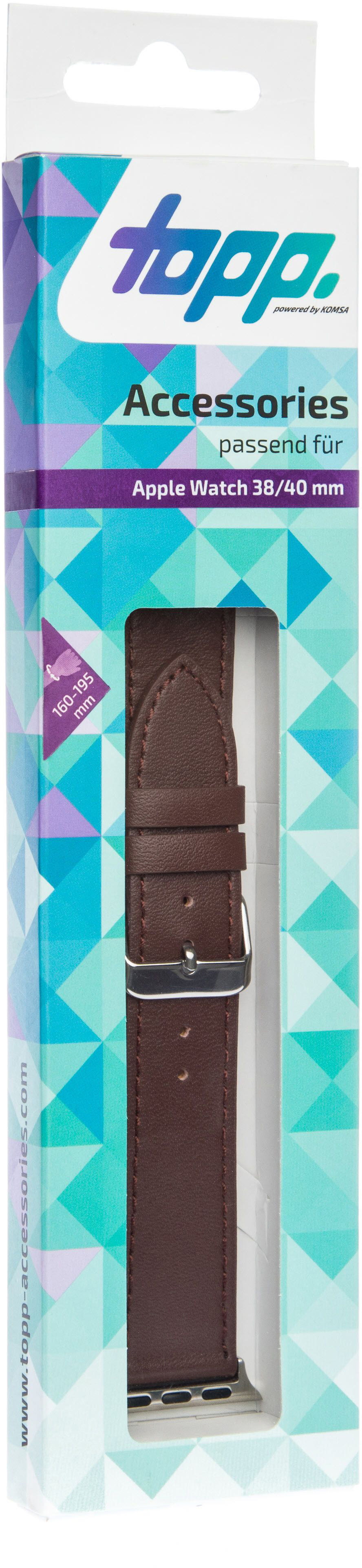 TOPP 40-37-1835, Ersatz-und Wechelarmband, Braun
