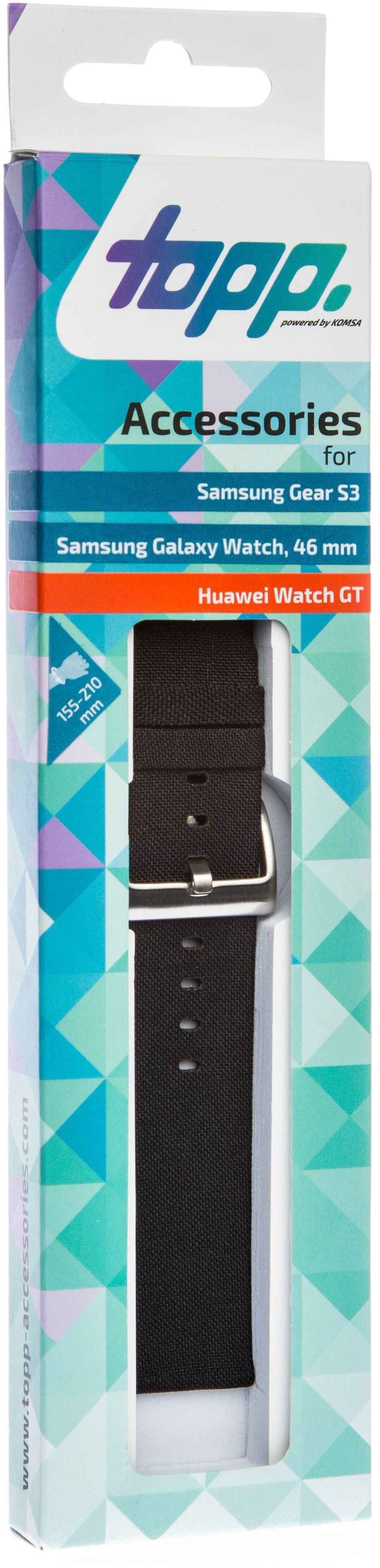 TOPP 40-37-1910, Ersatz-/Wechselarmband, Schwarz