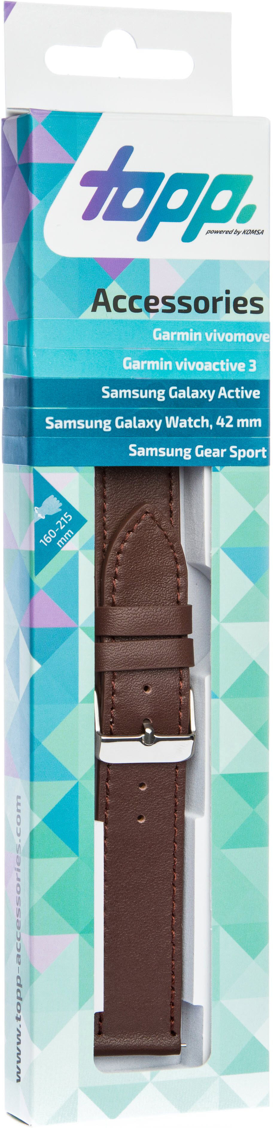 TOPP 40-37-7605, Ersatz-/Wechselarmband, Braun