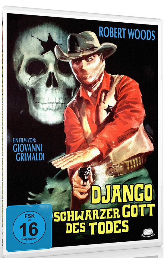 DVD-Cover. Ein Mann mit Cowboyhut hält eine Waffe. Ein Schädel ist hinter ihm.