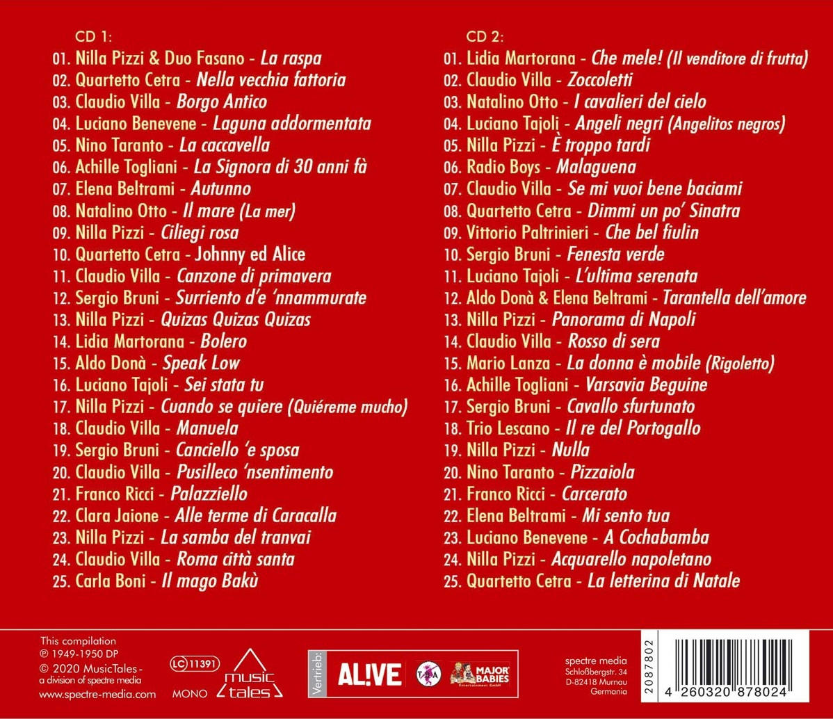 CD-Compilation mit verschiedenen italienischen Liedern.