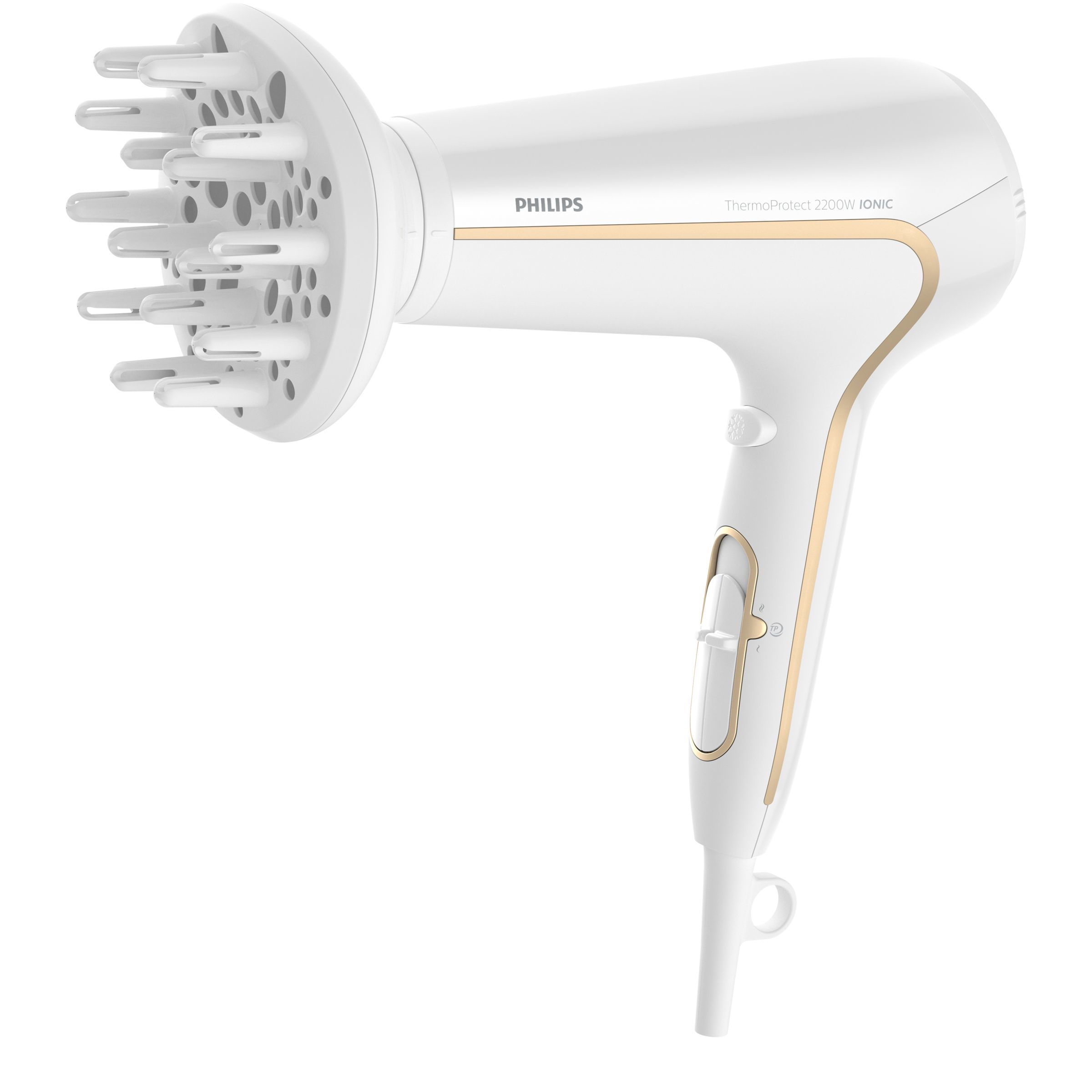 PHILIPS HP8232/00 ThermoProtect Ionic Haartrockner Weiß (2200 Watt)