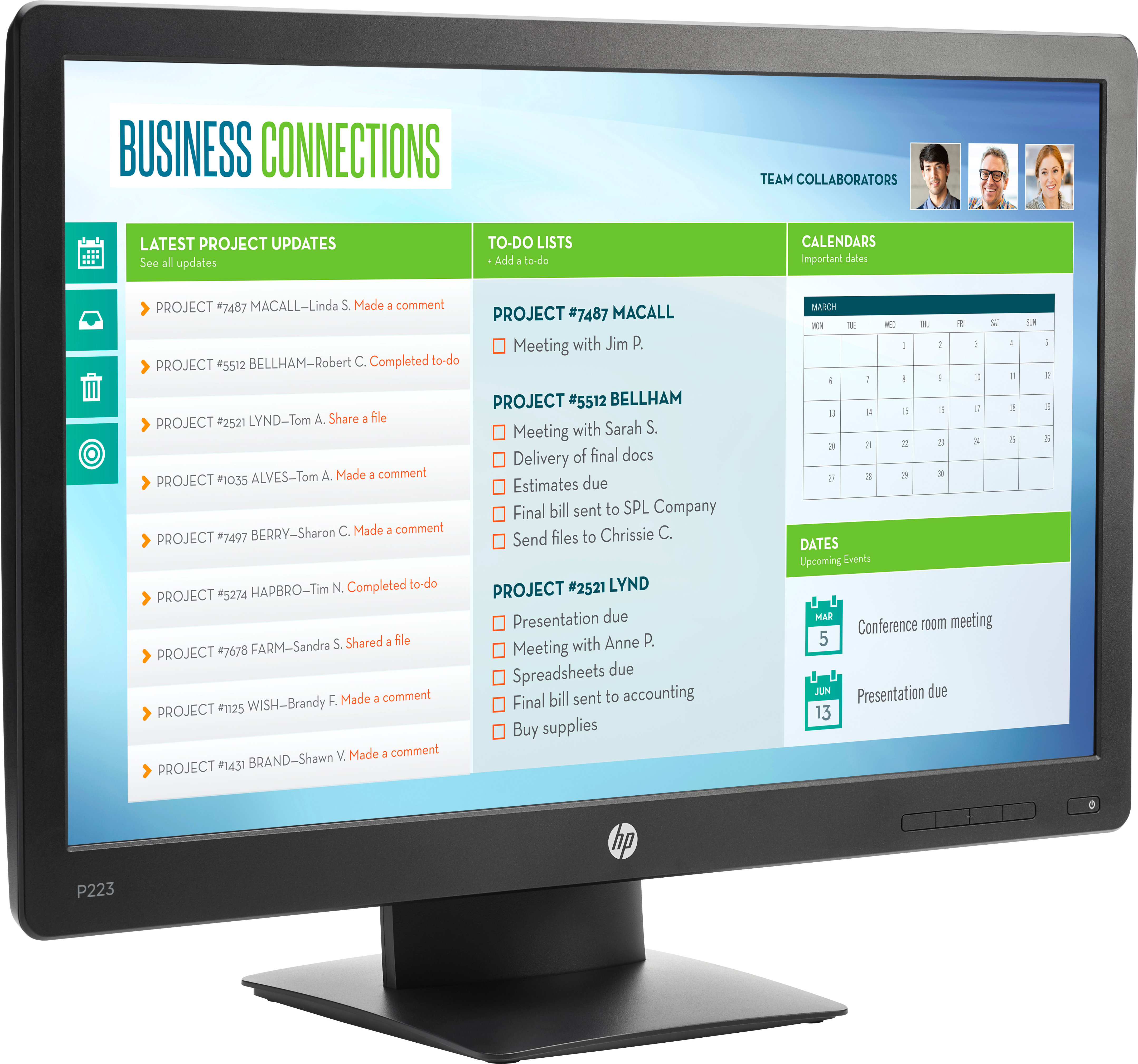 HP ProDisplay P223