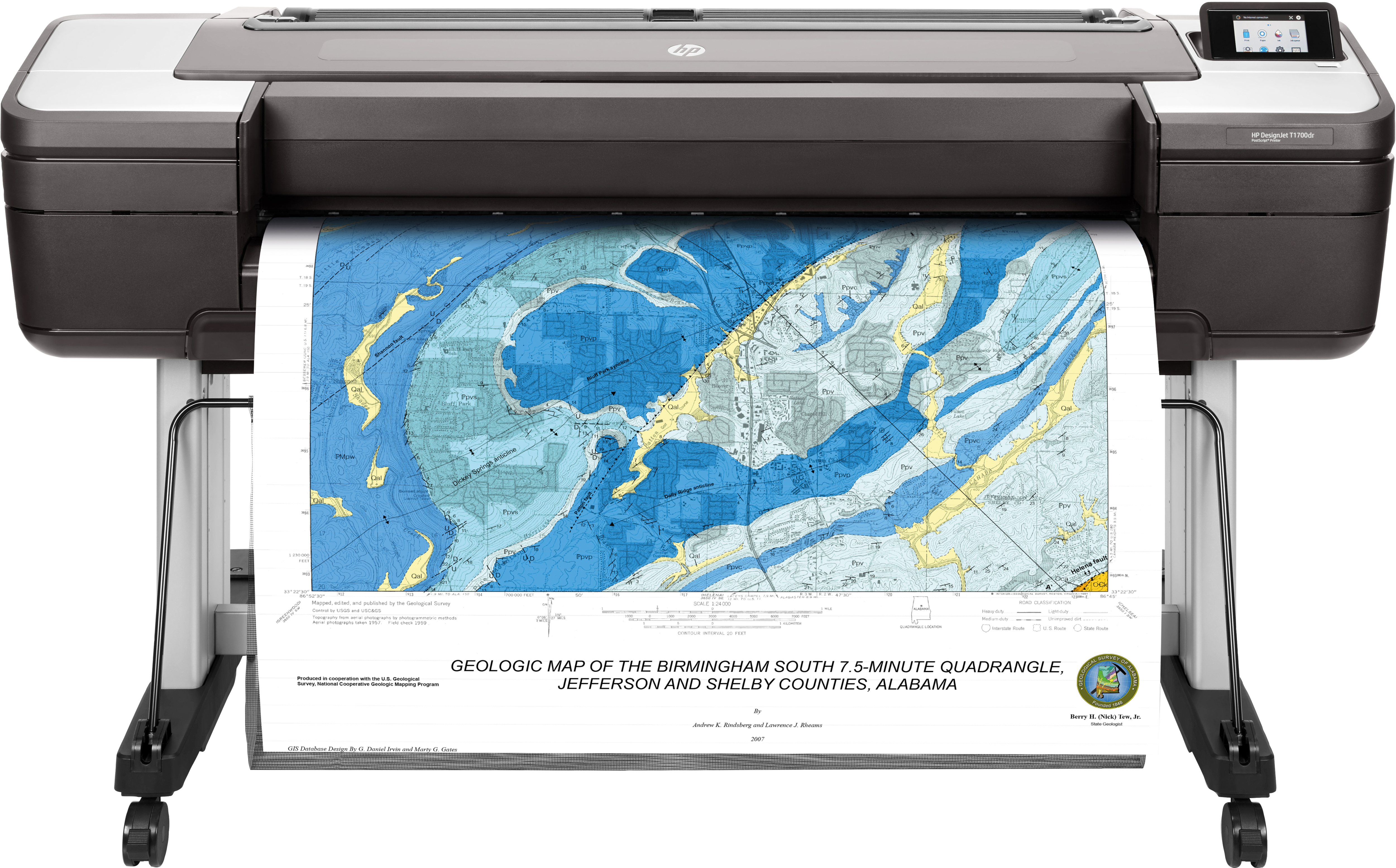 HP Designjet DesignJet T1700dr 44-in PostScript