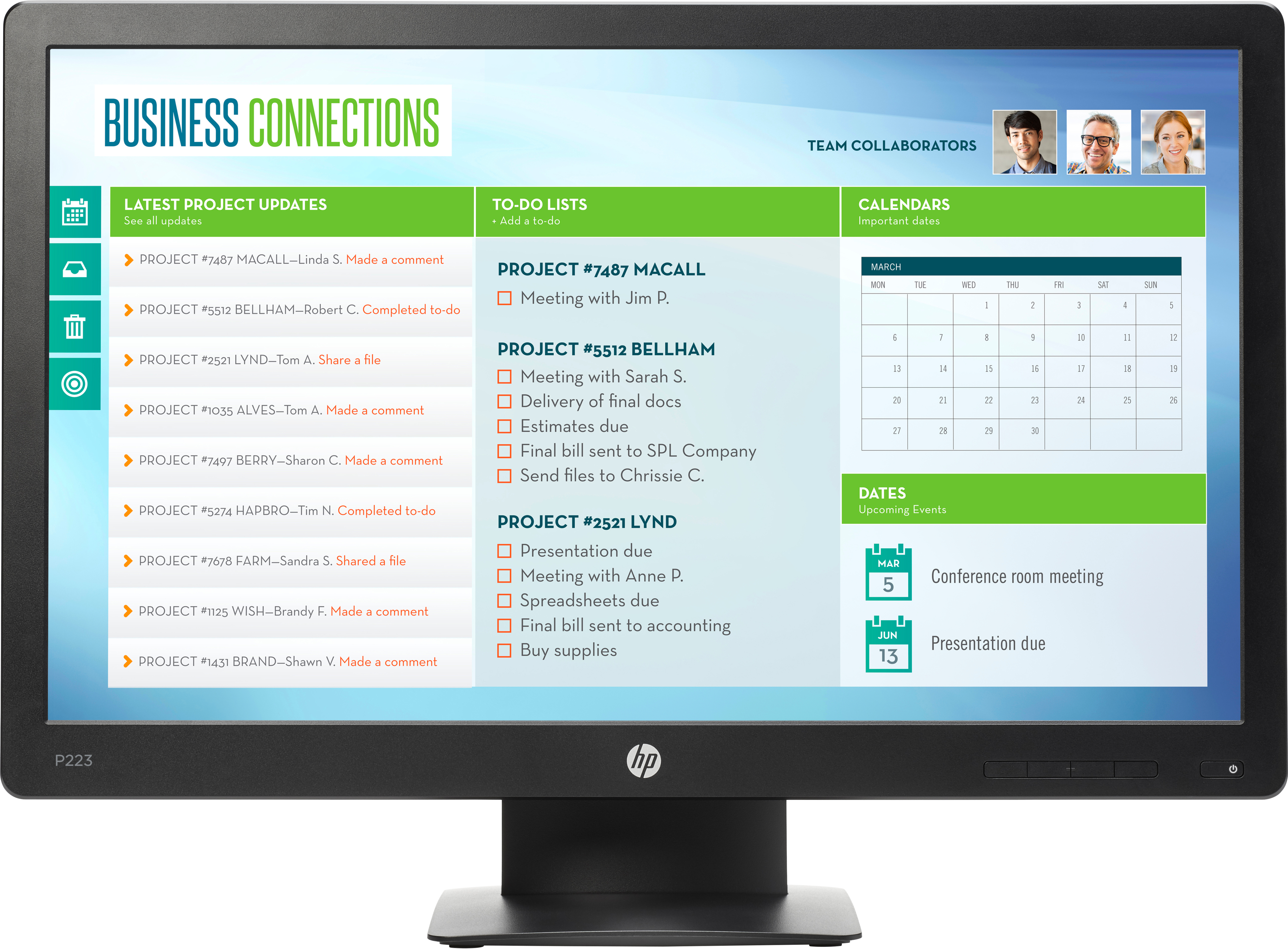 HP ProDisplay P223