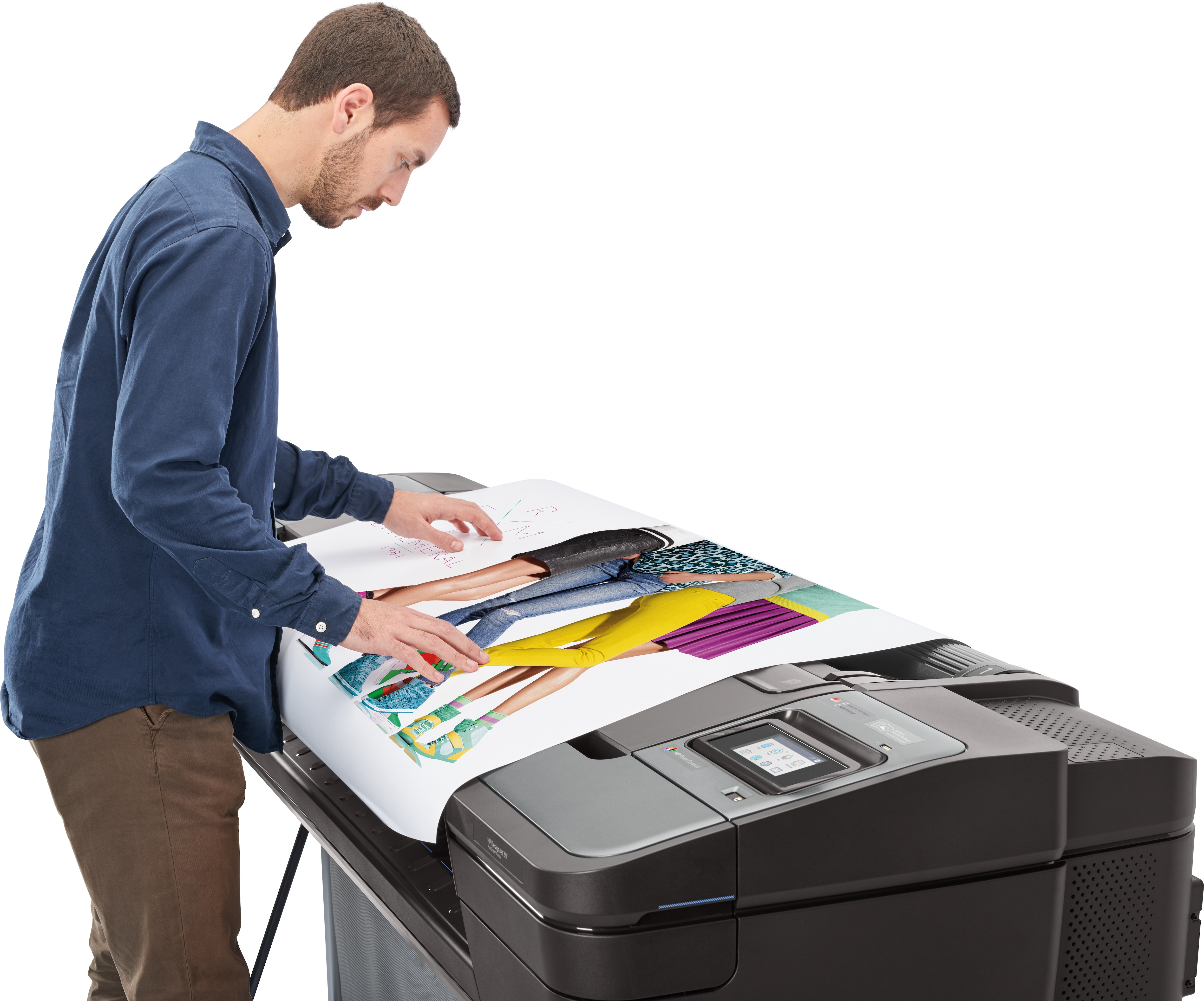 HP DesignJet Z9+dr 44 inç PostScript Yazıcı ile V Kesici