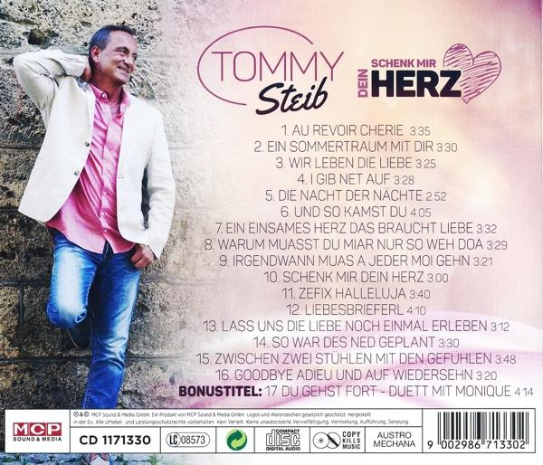 CD-Cover mit einem Mann, Text auf Deutsch und einer Titelliste.