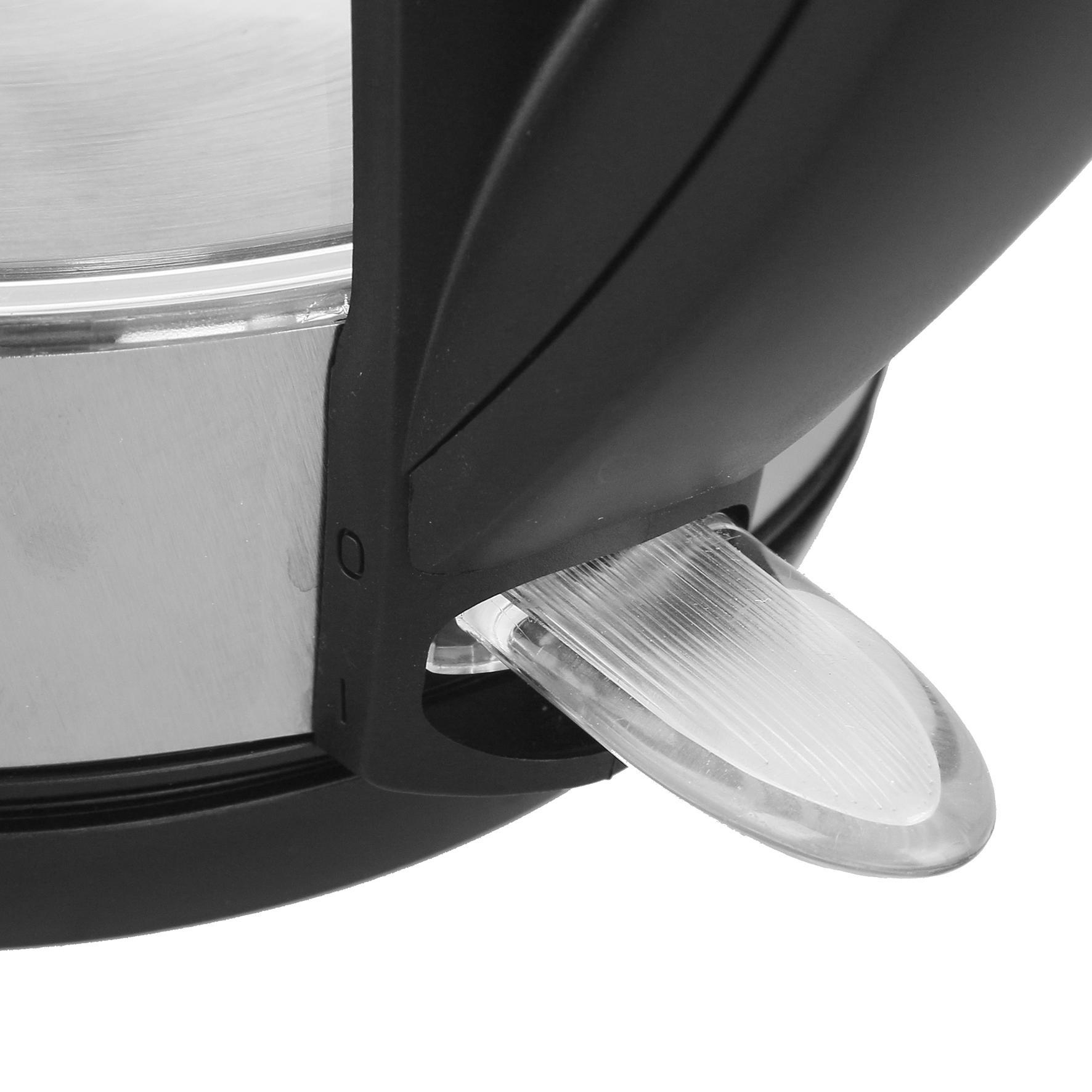 EMERIO WK-123131 Wasserkocher, Glas/Silber