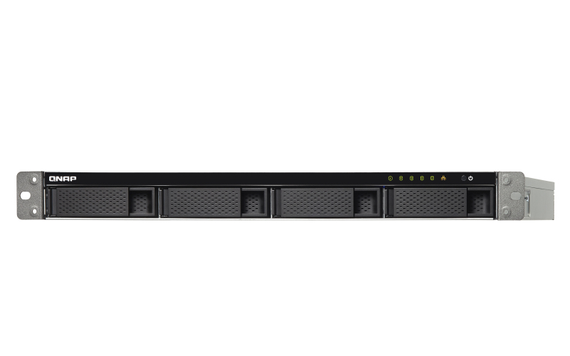 Servidor NAS - QNAP TS-453BU, Ethernet Rack (1U), Unidad Raid, 2.5/3.5". Negro