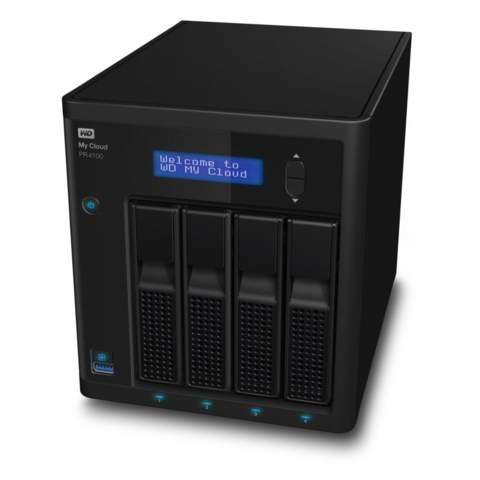 Servidor NAS - WD My Cloud Pro PR4100, Pro Series 4-Bay, 16 TB, Intel® Pentium® N3710, Negro