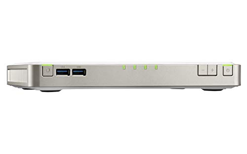 Servidor NAS - QNAP, TBS-453DX-8G, 8 GB de RAM, Nivel de ruido de 15.8 GB, Blanco