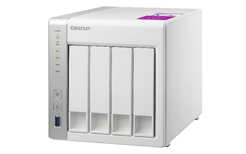 Servidor NAS - QNAP SOHO TS-431P2-1G, 4 Bahías, 1 GB de RAM, Blanco