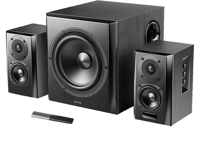 EDIFIER S351DB 2.1 Home-Entertainment-System (PC-Lautsprecher, Schwarz