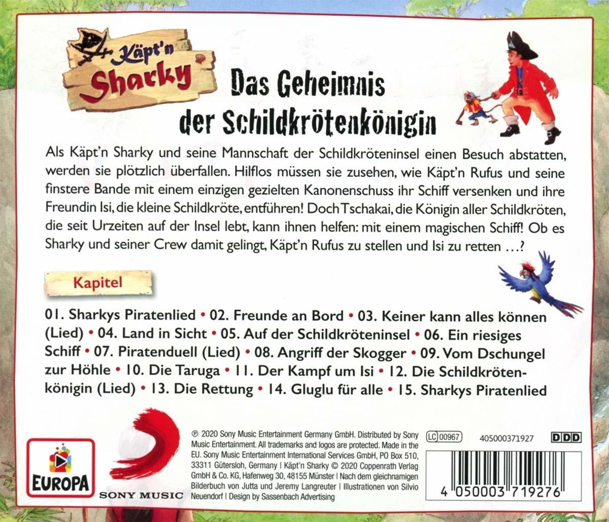 Schildkrötenkönigin Sharky Geheimnis der Das - (CD) Käpt\'n -