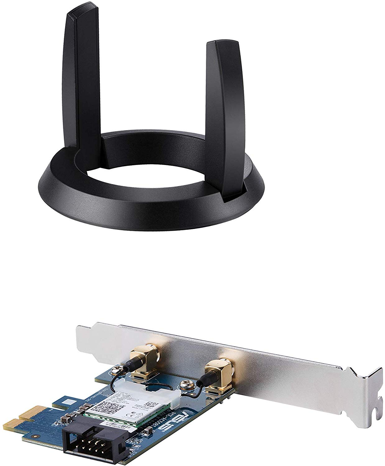 Amplificador Wi-Fi - ASUS PCE-AC58BT, 1733 Mbit/s, Bluetooth® 5.0, Negro