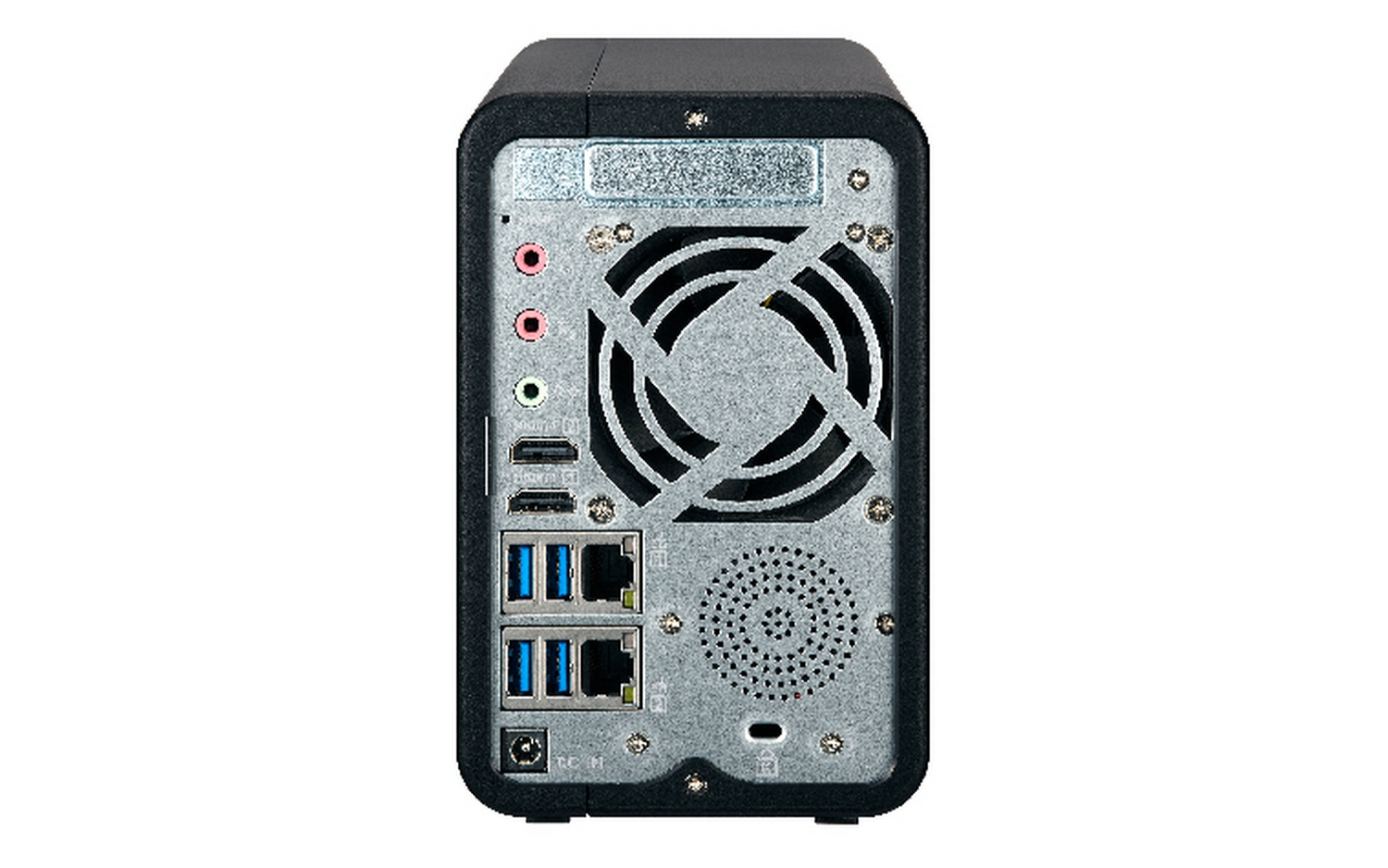 Servidor NAS - Qnap TS-253B, 8 GB, Intel® Celeron® J3455 Quad-Core, Hybrid Backup Sync, DDR3L, USB, SD, OLED
