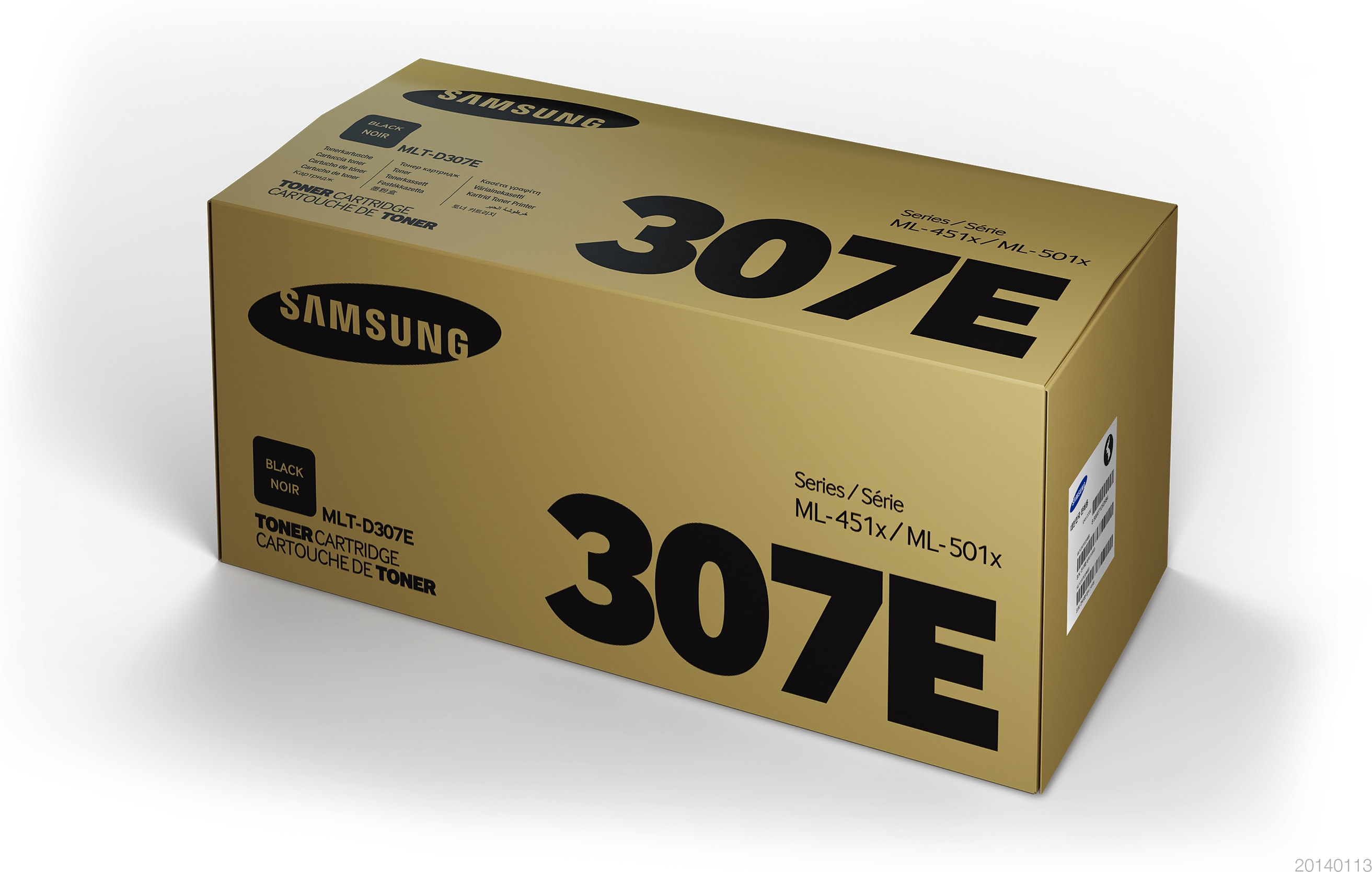 Tóner y cartucho láser - Samsung MLT-D307E, 20000 Páginas, Negro