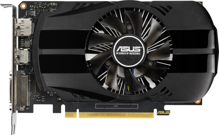 Tarjeta gráfica - ASUS Phoenix GeForce® GTX 1650 OC Edition, 300 W, 4 GB, GDDR5, PCI Express 3.0, IP5X, Negro