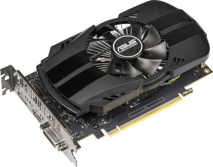 Tarjeta gráfica - ASUS Phoenix GeForce® GTX 1650 OC Edition, 300 W, 4 GB, GDDR5, PCI Express 3.0, IP5X, Negro