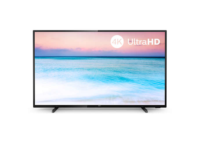 TV LED 70" - Philips 70PUS6504/12, 4K Ultra HD, HDR 10+, Pixel Precise Ultra HD, 20 W, Dolby Atmos, Negro