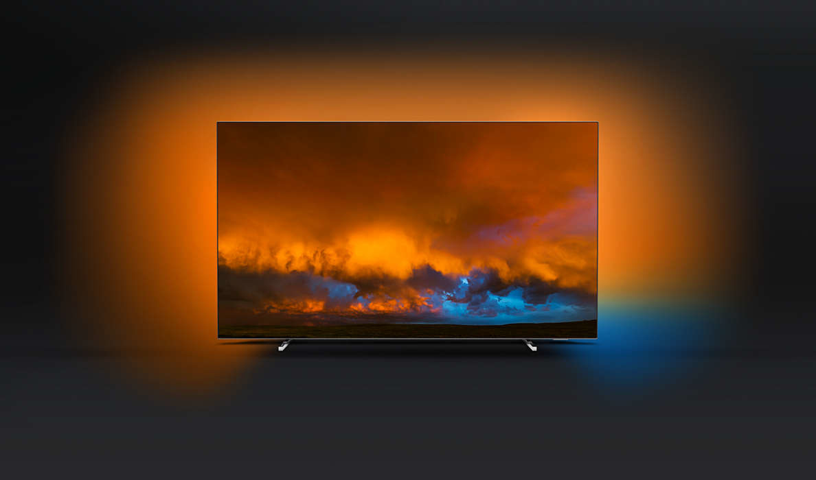 TV OLED 55" - Philips 55OLED804/12, Ultra HD 4K, HDR, Smart TV, Dolby Atmos, 20W + 30W Subwoofer, Negro