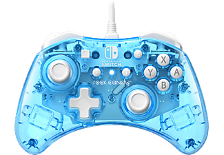 PDP LLC Rock Candy Blu-merang Controller Blau für Nintendo Switch