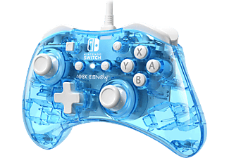 PDP LLC Rock Candy Blu-merang Controller Blau für Nintendo Switch