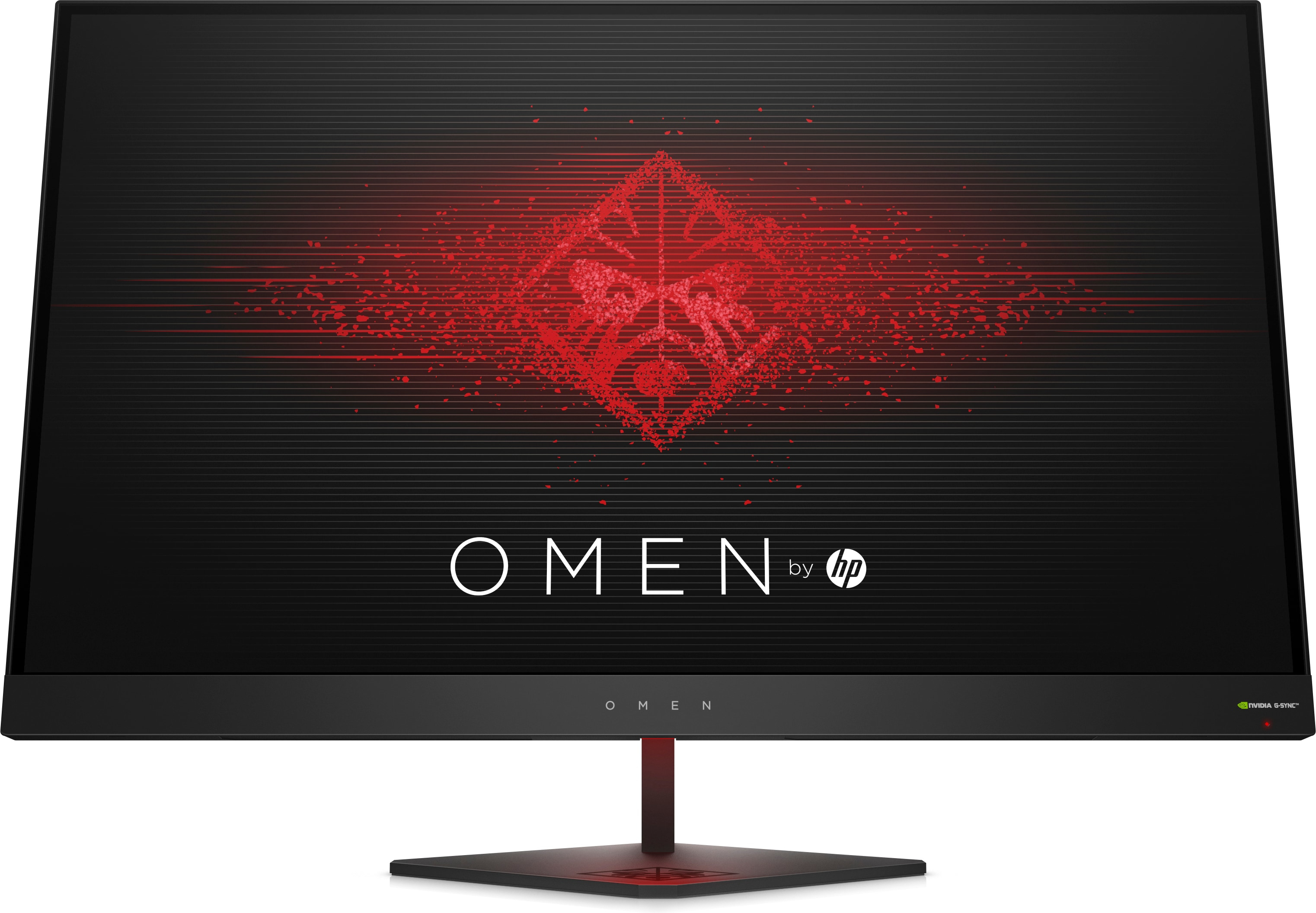 HP Gaming Monitor Omen 27 Zoll LED WQHD TN-Panel - Ausstellungsstück 27 Zoll Monitor, WQHD, 1,8 ms Reaktionszeit, 350 cd/m², Schwarz