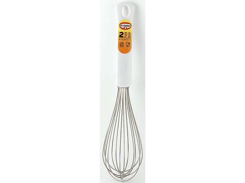 Dr. Oetker 2305 Schneebesen, weiß/silber, spülmaschinengeeignet — Foto 2 von 2