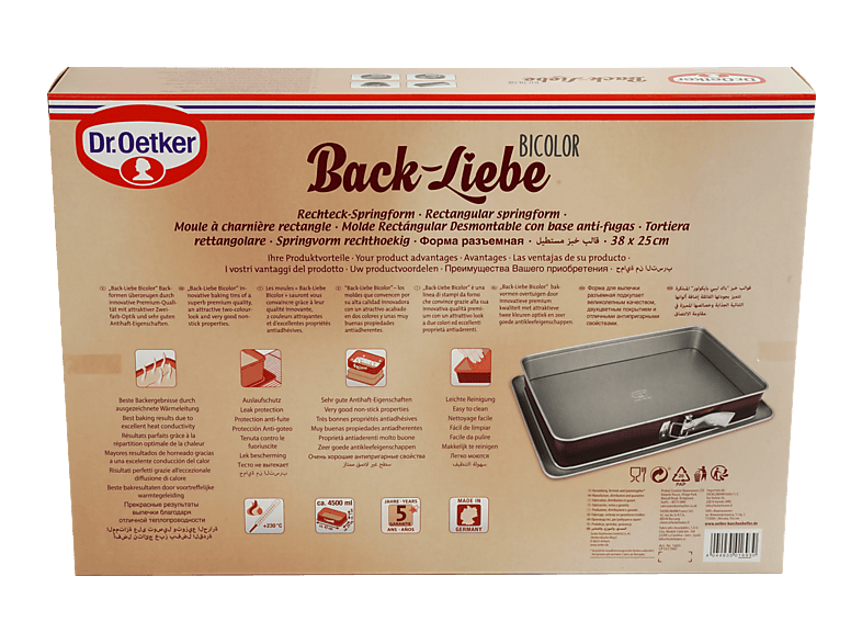 Dr. Oetker 1693 Springform 24 cm, grau/rot — Foto 2 von 2
