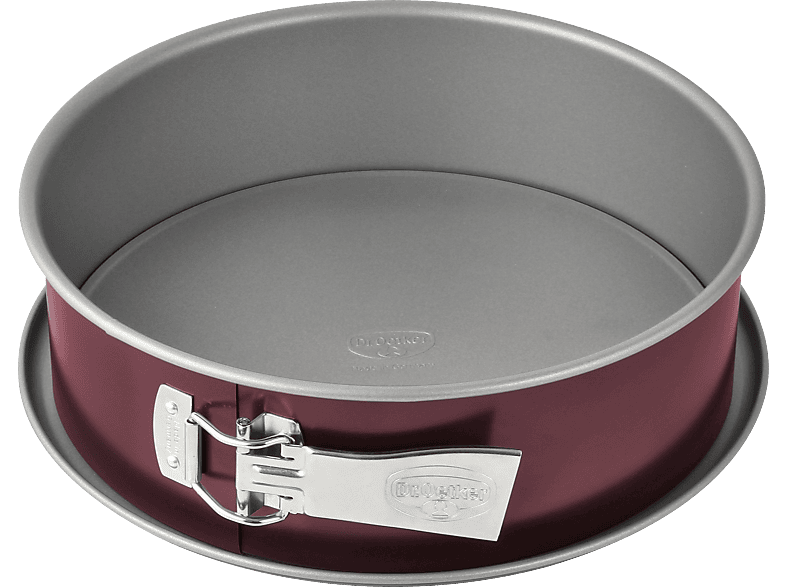Dr. Oetker 1696 Springform 26 cm, grau/rot